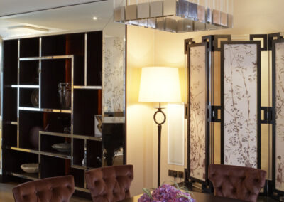 Custom chandelier bespoke table