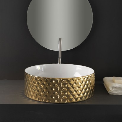 gold vessel basin
