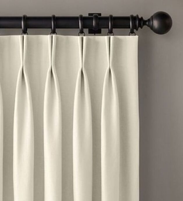double french pleat curtain styles double or french pleat curtain style