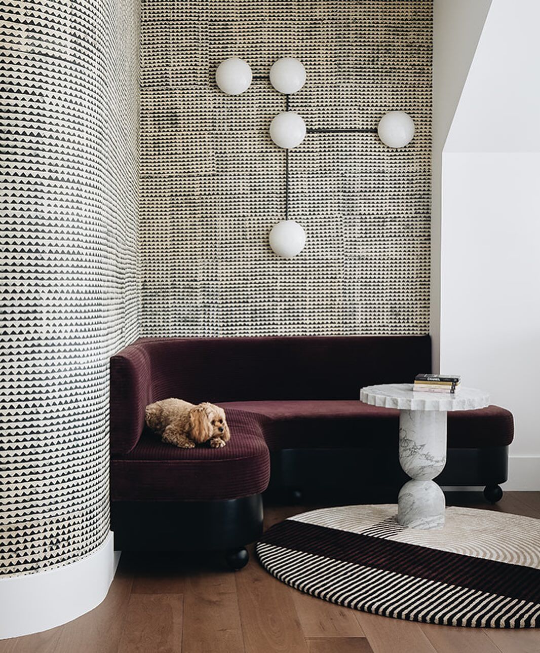 Bring character and interest by wall lights that are an art feature